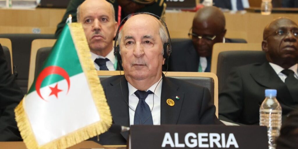 Pres. Tebboune in AU