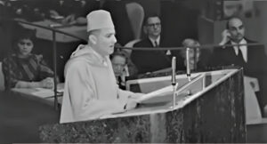 King Mohammed 5 in UN