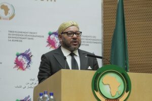 King Mohammed 6 in AU