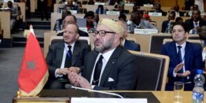 King Mohammed 6 with bourita