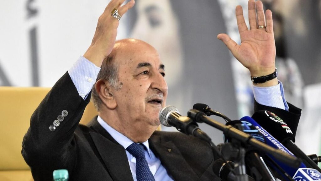Tebboune in electoral speech