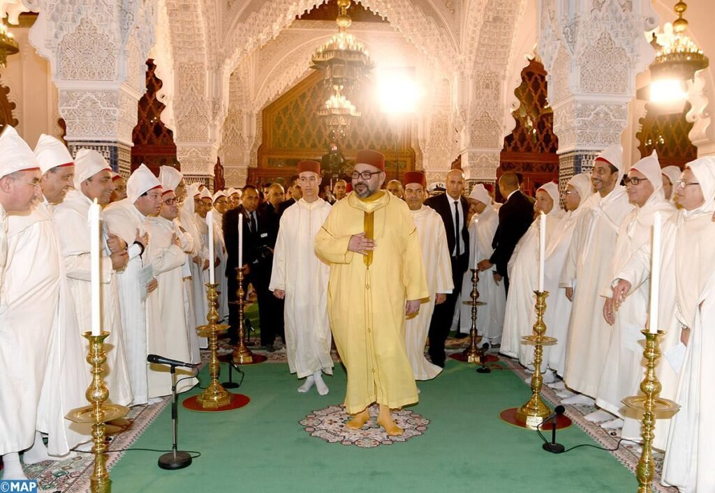 king mohammed 6 at eid maoulid