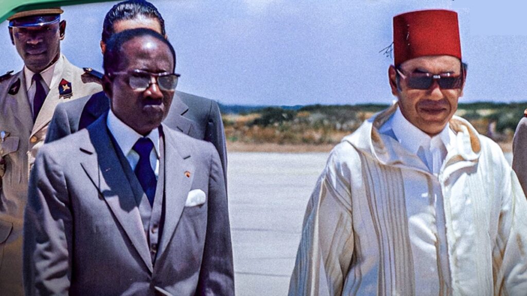 King Hassan 2 and Senghor