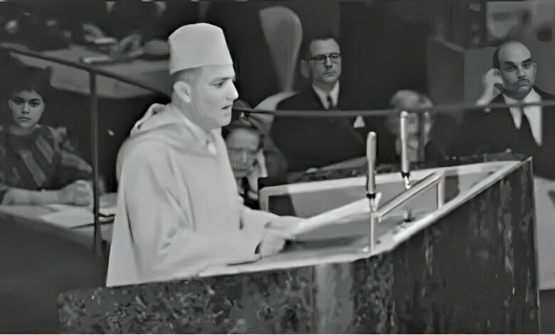 King Mohammed 5 in UN