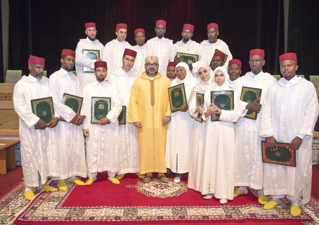 King Mohammed 6 with African Olama2