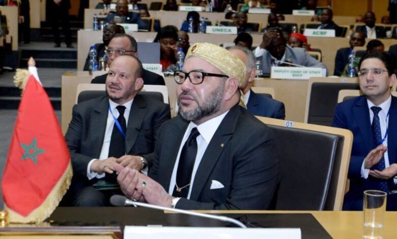 King Mohammed 6 with bourita