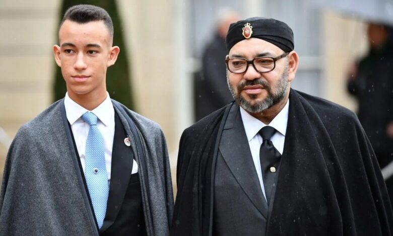 King Mohammed 6 with crown prince
