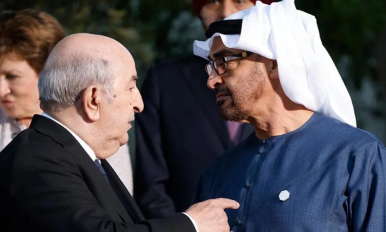 Tebboune and Ben Zayed