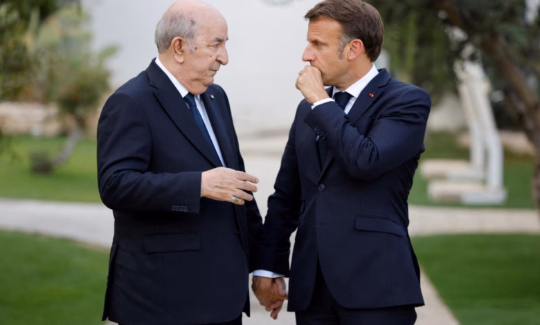 صراع الأجنحة في الجزائر وانعكاساته على الأزمة المفتعلة مع فرنسا 6 Tebboune and Macron