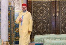 king Mohammed 6 in Mosque