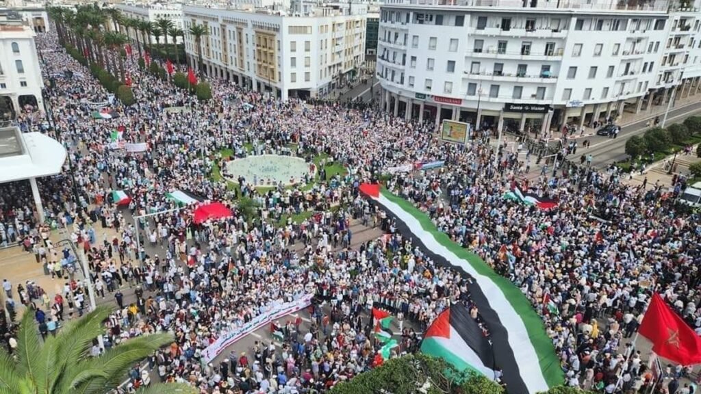 morocan manifestation