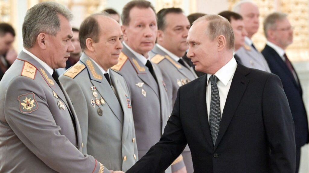 putin and generals