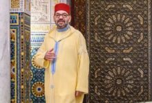 king Mohammed 6 in Mosque